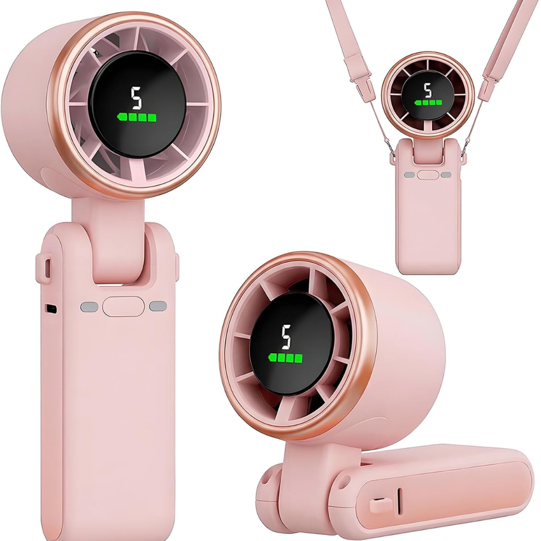 ventilador turbo portátil con 5 velocidades